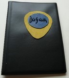 Pochette pour 40 médiators jaune bleu